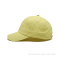 Groothandel gemonteerd gele dad cap